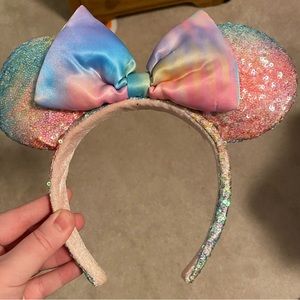Tye dye sequin park ears!